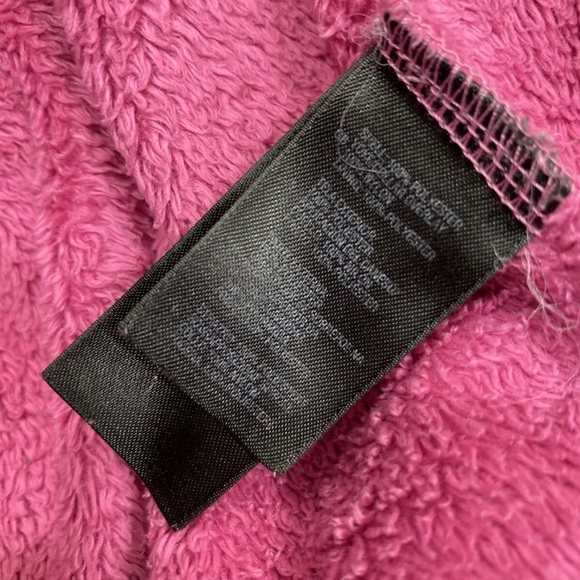 THE NORTH FACE Pink Gray Fleece Full Zip Long Sleeve Jacket Girls Youth Size XL - Picture 9 of 10